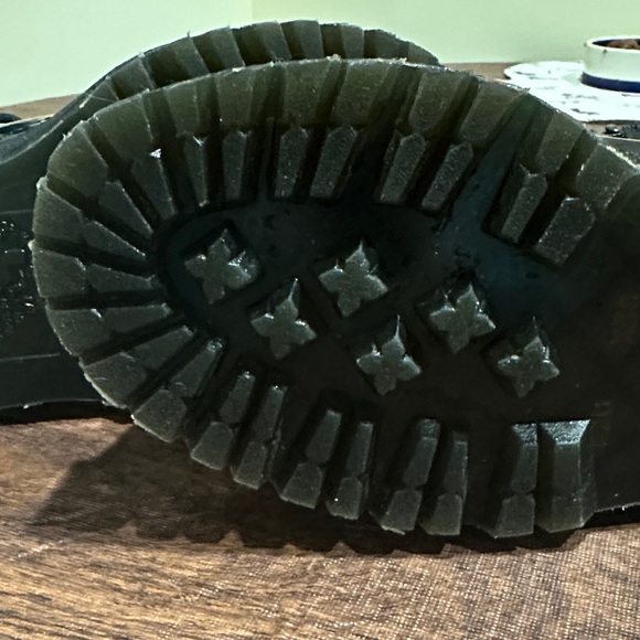 Dr. Martens Jadon Hi Rainbow Holographic Patent Platform Boots - RARE - Picture 7 of 16